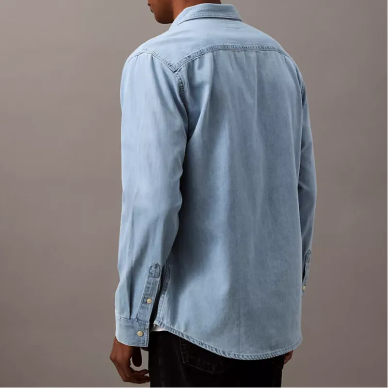 Calvin Klein Shirts Men Blue-1
