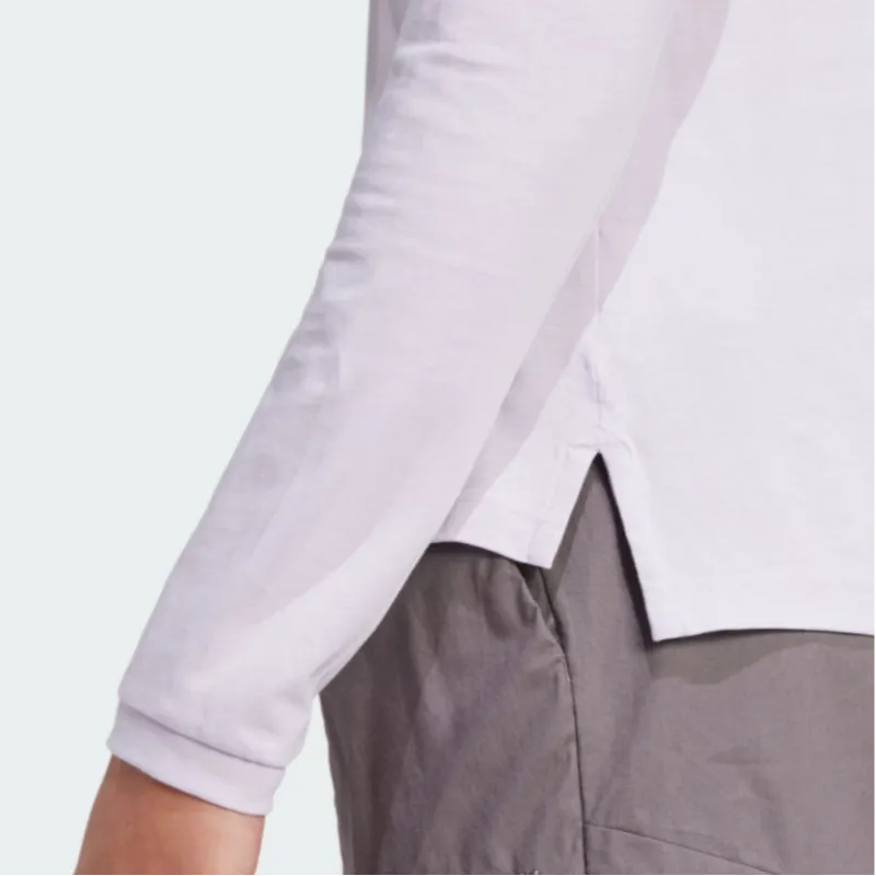 Adidas Drop Shoulder Sleeve T Shirt Women's Silver-4