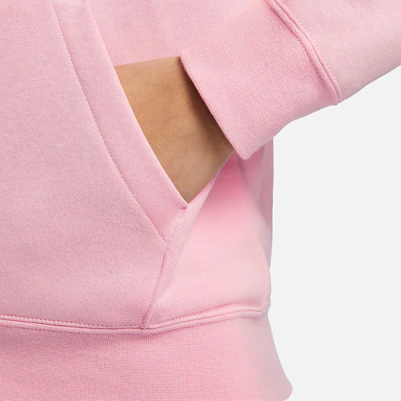 Nike Sportswear Club Fleece Women's Full-Zip Hoodie Pink-4