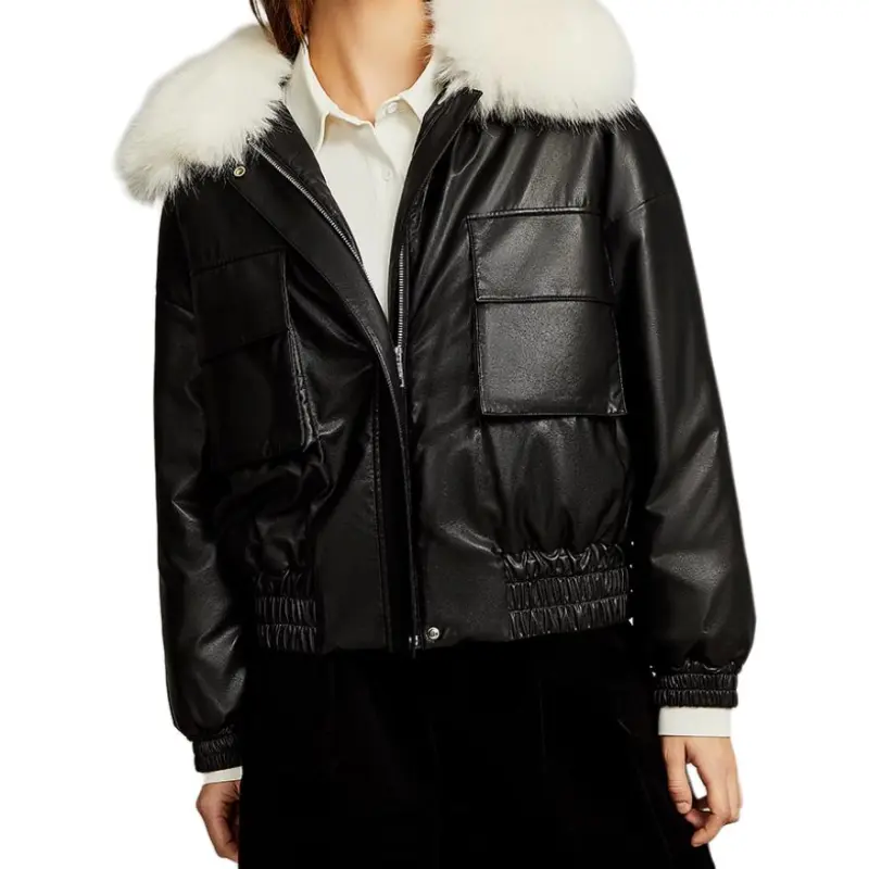 ELLE Down Jackets Women's Black-1