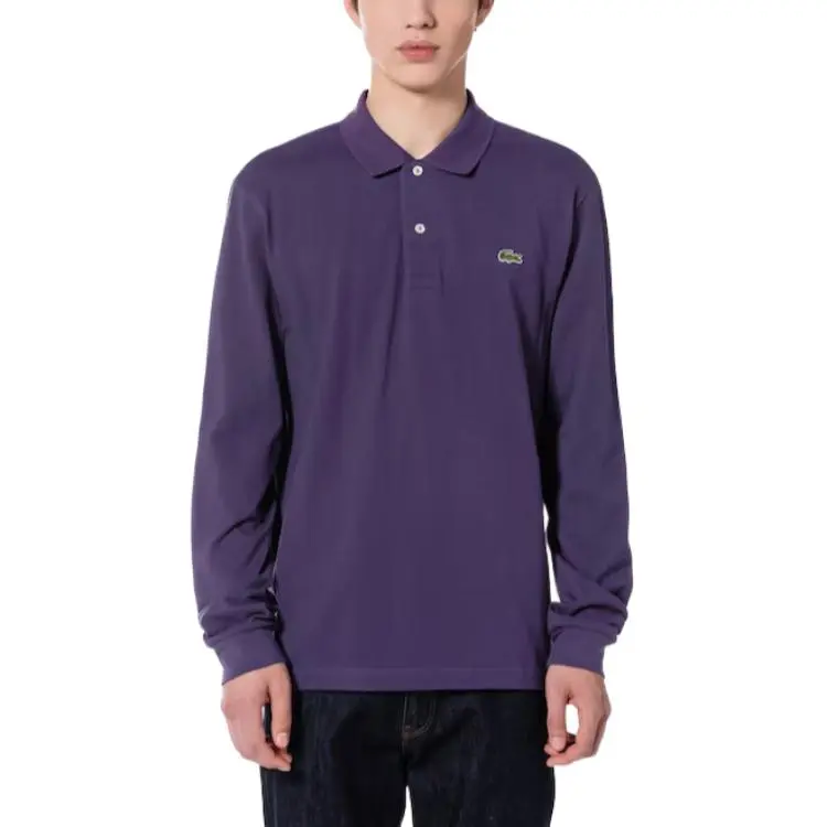 LACOSTE Polo Shirt Men's Purple-2