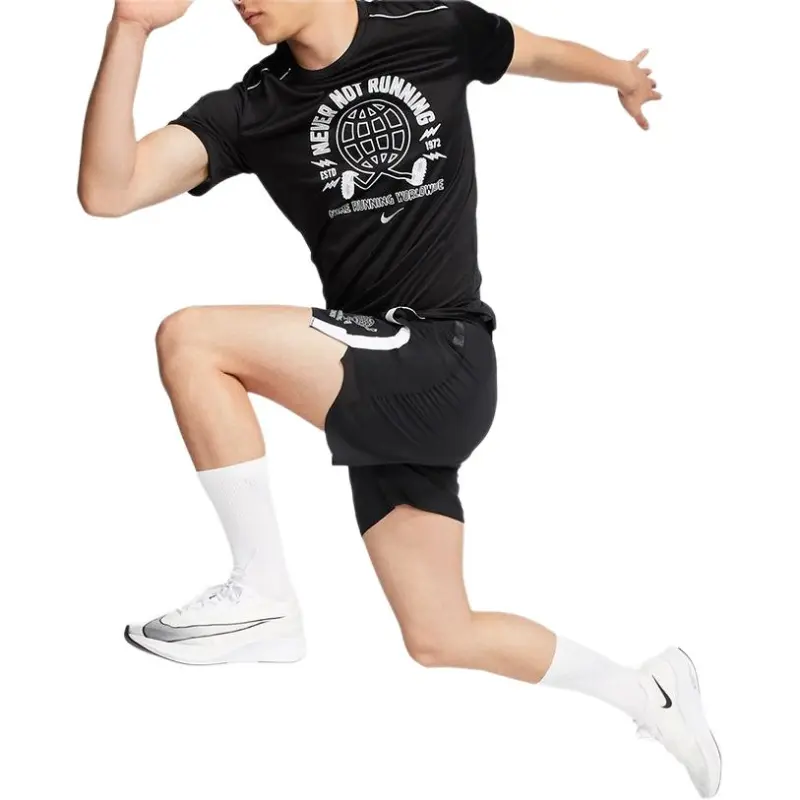 Nike Set-in Sleeve T-Shirt Men's Black-3