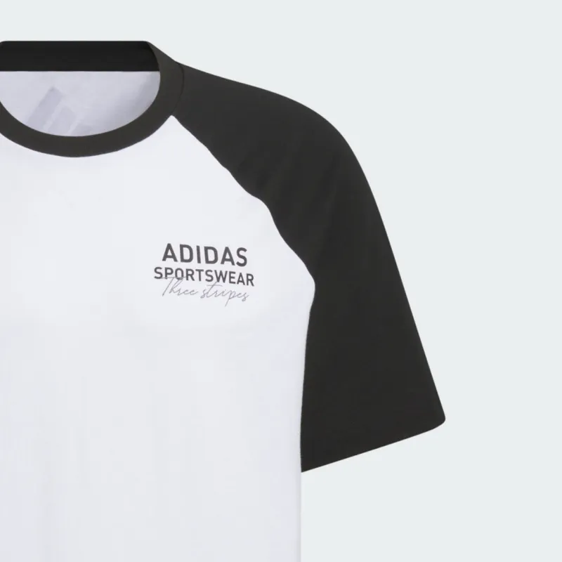 Adidas T Shirt Unisex White/Black-2