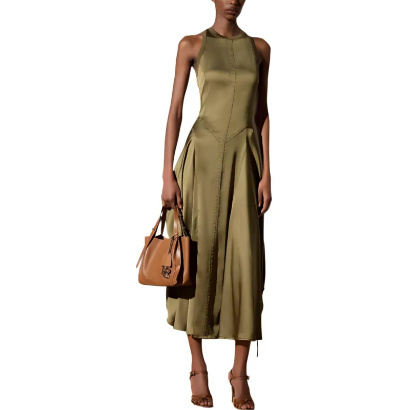 Ralph Lauren Collection Ruched detailing Midi Dress-1