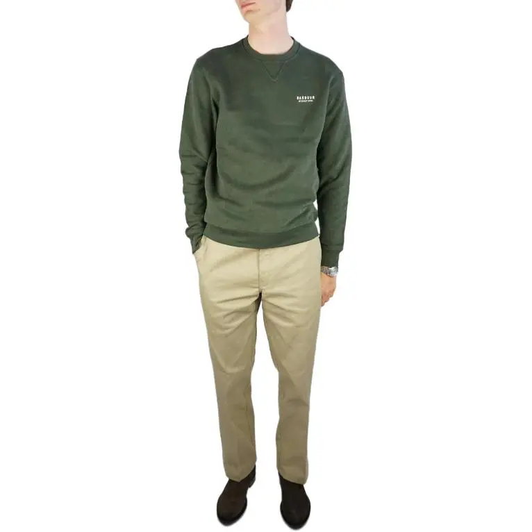BARBOUR Sweatshirts Men Green-4