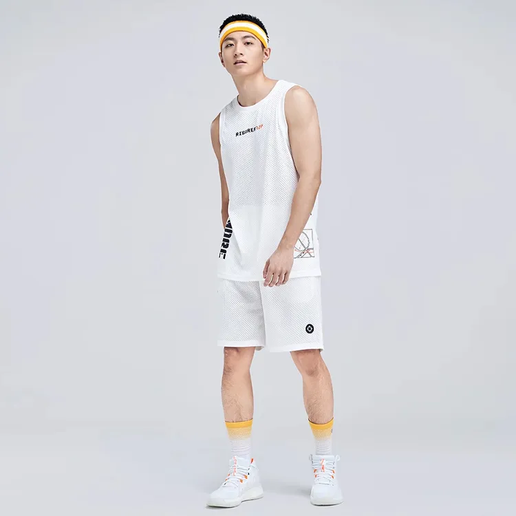 RIGORER Knitted Fabric Five Quarter Shorts Basketball Shorts Men's-16