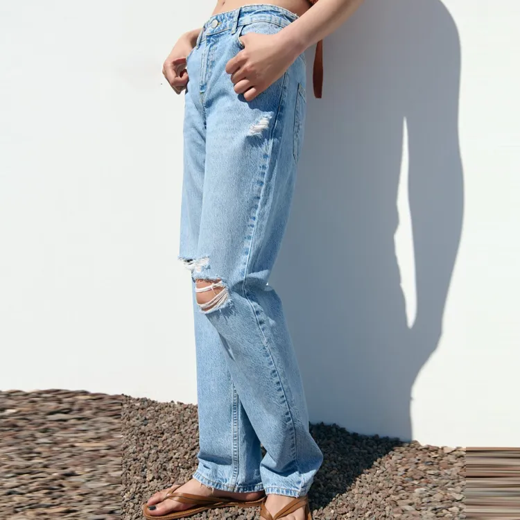 ZARA Jeans Women's Medium Blue-4