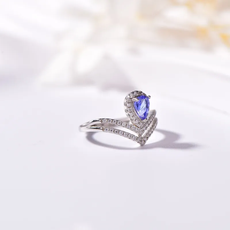 Fan Jingmu Tanzanite Rings Women's-4