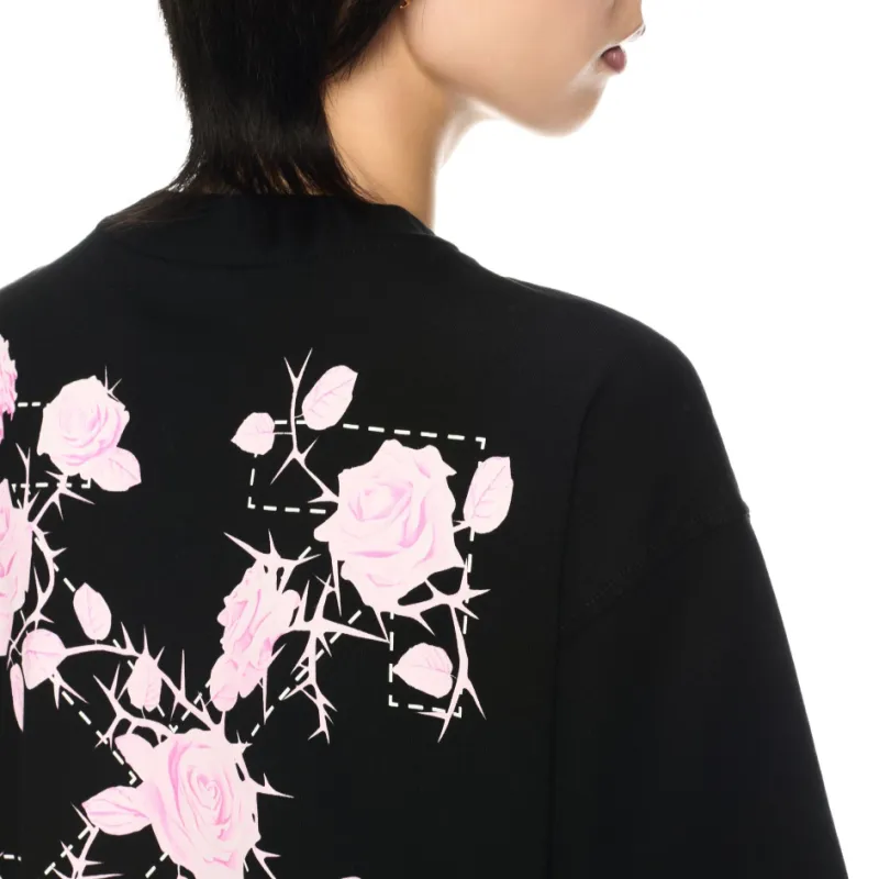 OFF WHITE Roses Arrows Crewneck T Shirt-4