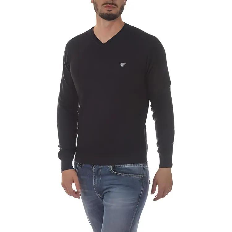 ARMANI JEANS Sweaters Men Black-1
