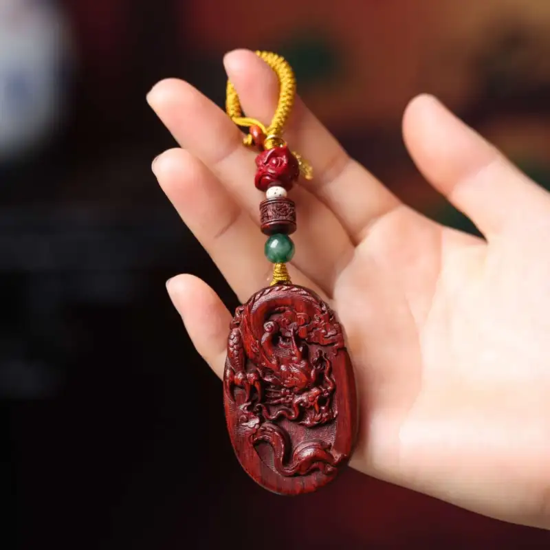 Lordship Pterocarpus Keychains Unisex-2
