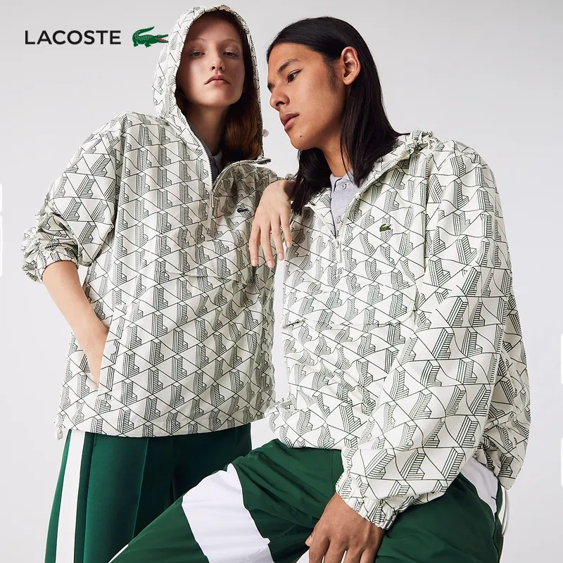 LACOSTE Sweatshirt Unisex Green Check-1