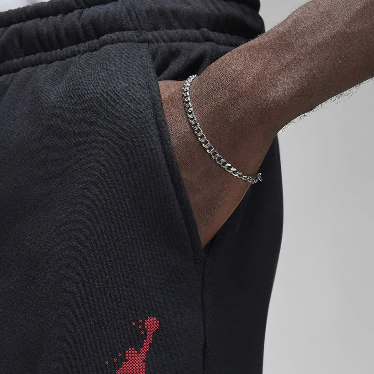 Jordan Essentials Holiday Knitted Sports Pants Unisex Black-3