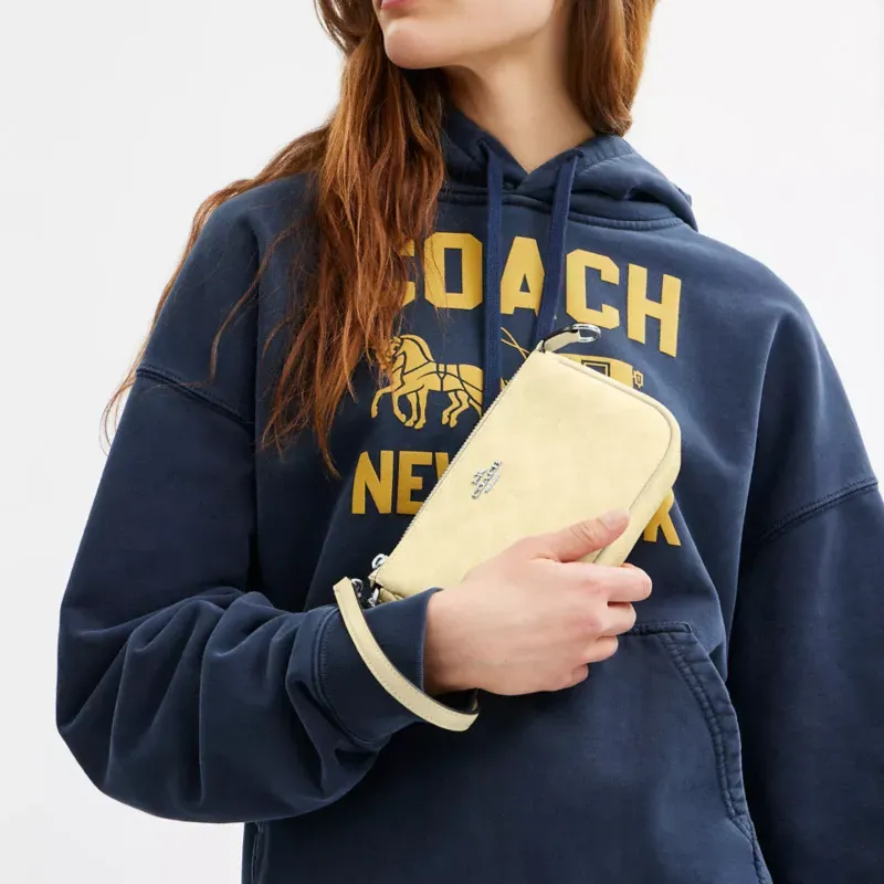 COACH Nolita Coated Canvas Handbag Mini Women's Yellow-3