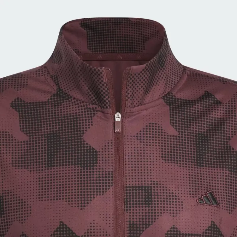 Adidas Free Shipping With AdiClub Go To Printed Quarter Zip Pullover-4