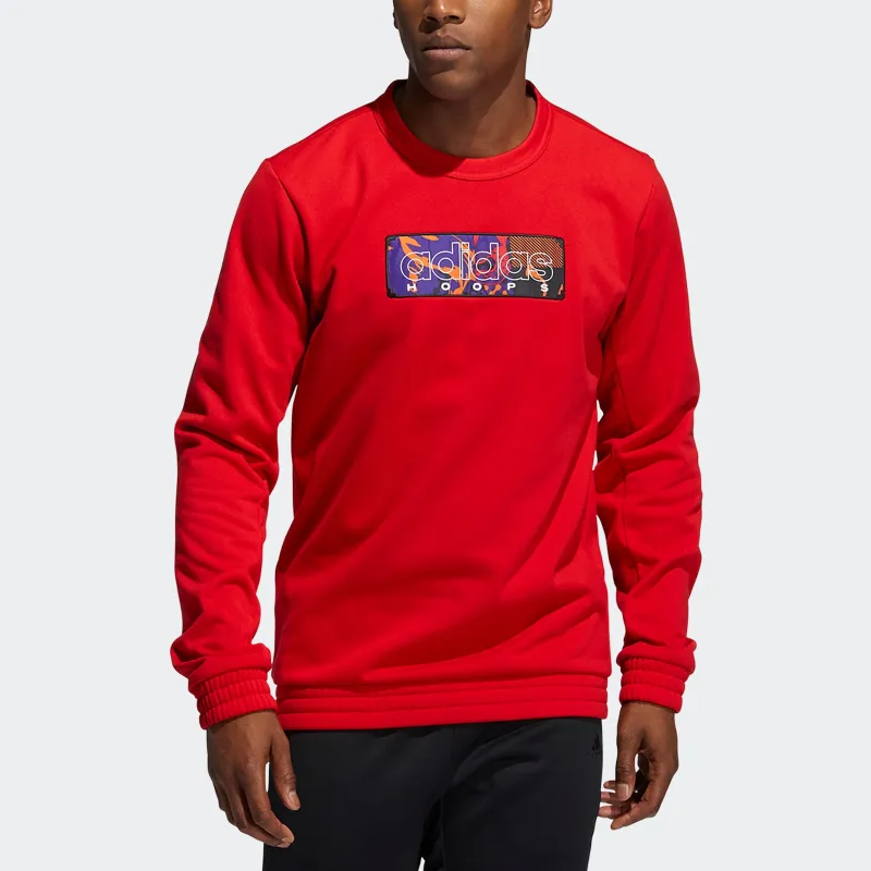Adidas Sweatshirts Men Light Scarlet-2