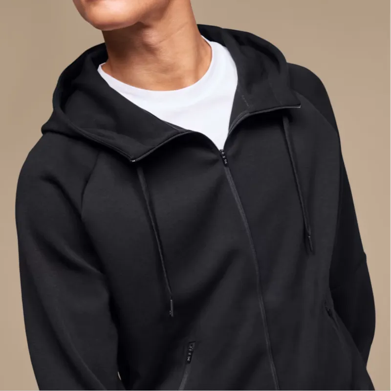 On Zipped Hoodie Jacket Men's Black-3