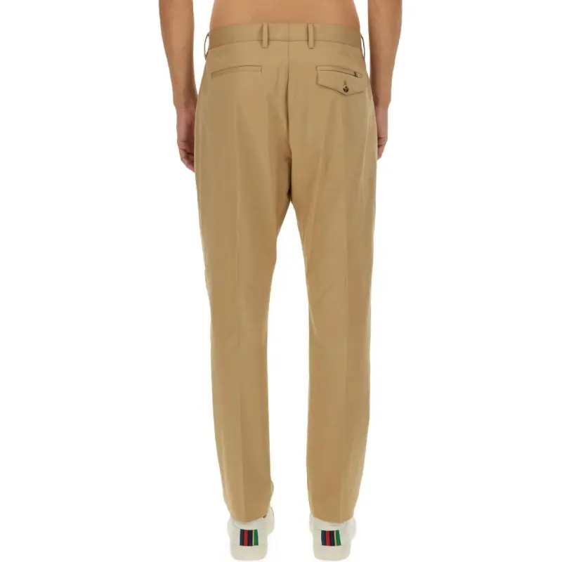 Paul Smith Straight Leg Twill Trousers-1