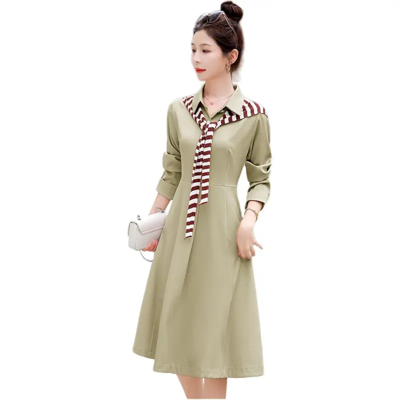 Fele.d Long Sleeved Dress Women's-2