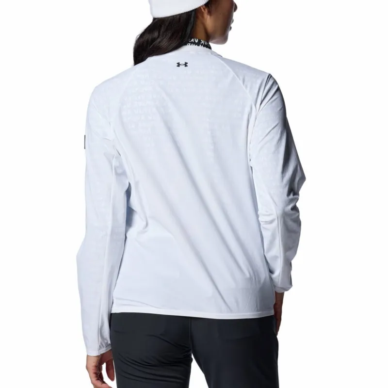 Under Armour FW24 Drive Wind Golf Apparel Women's White/Black-1