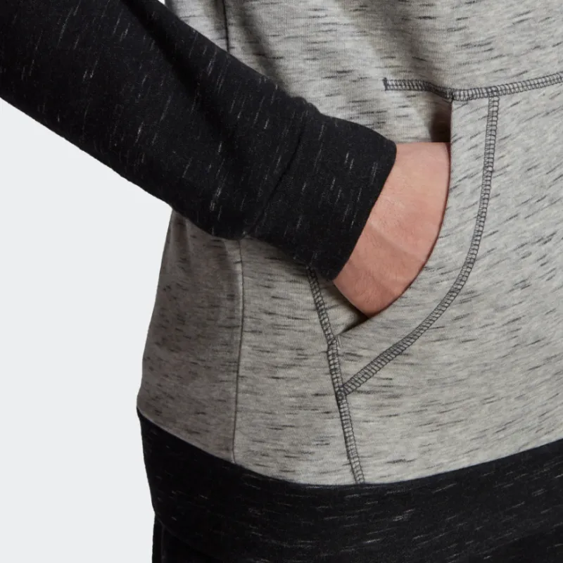 Adidas Free Shipping With AdiClub Essentials Mélange Small Logo Hoodie-4