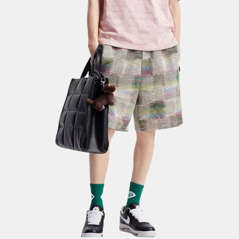 PEACEBIRD MEN Casual Pants Unisex Multicolor 1 Loose Fit-3