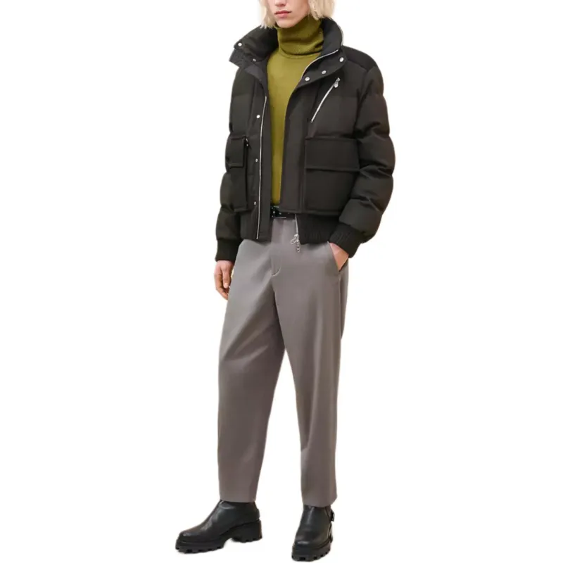 HERMES FW24 Jackets Coats Men's Black-3