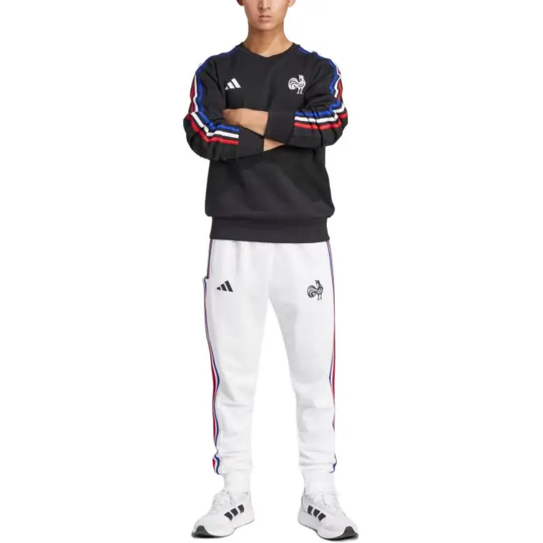 Adidas France Essentials 3 Stripes Sweatshirt-2