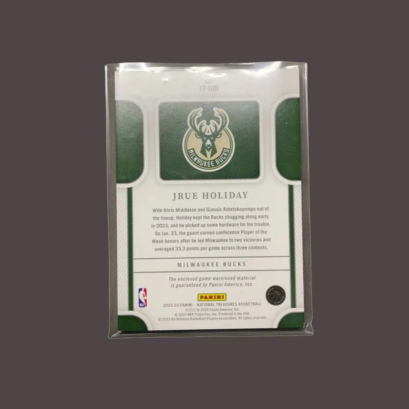 PANINI Jrue Holiday 2022 23 1/5 Serial Numbered First Serial Numbered Star Card Condition Passed Sports Cards 1 Pc-2