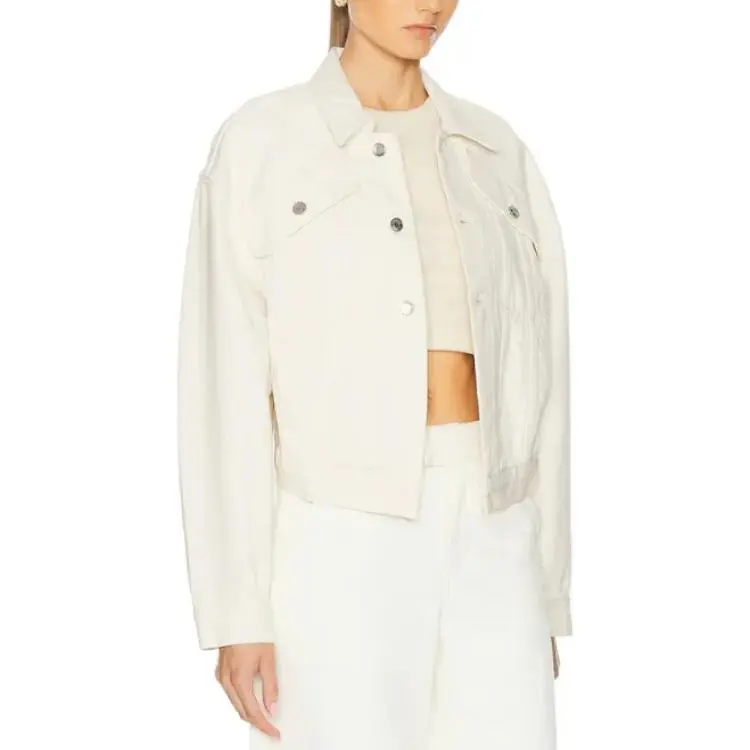GRLFRND Jackets Coats Women's White-2