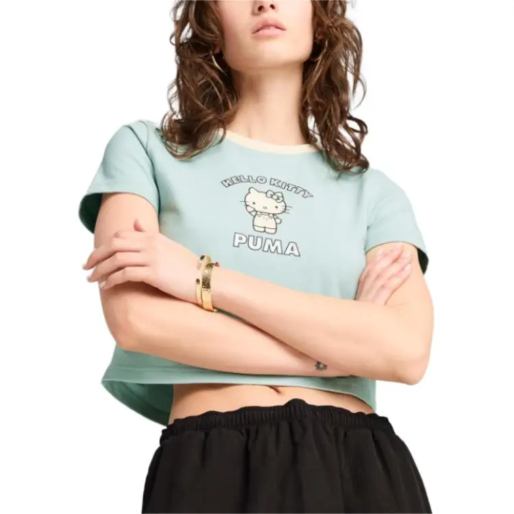 PUMA Playera Mujer PUMA X Hello Kitty-2