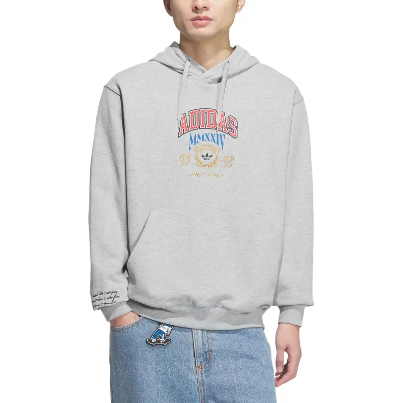 Adidas Originals VRCT FW24 HD M Sweatshirt Men's Medium Heather Gray-1