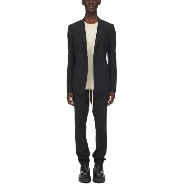 RICK OWENS T Shirts Men Pearl White-4