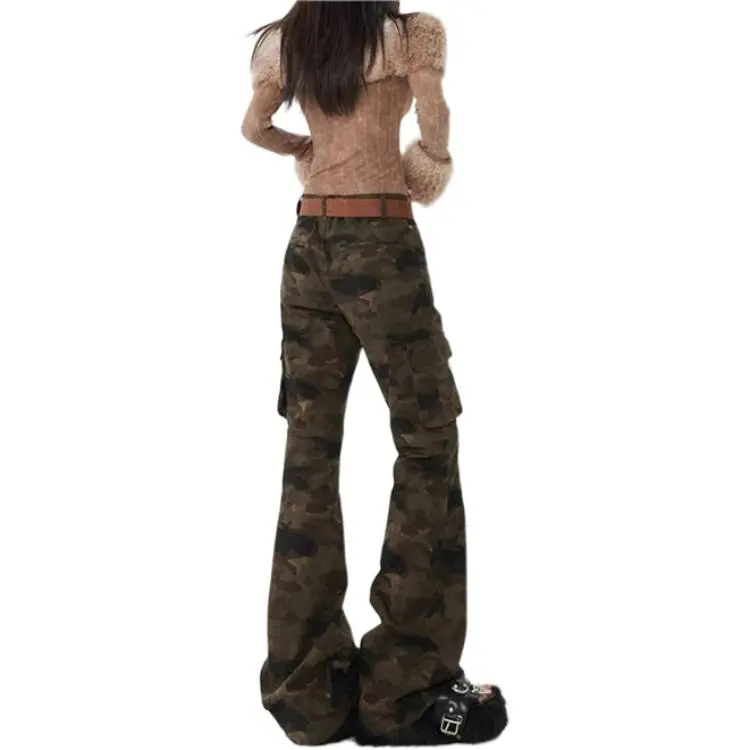 Concubine Zhu Jeans Women's Camouflage-6
