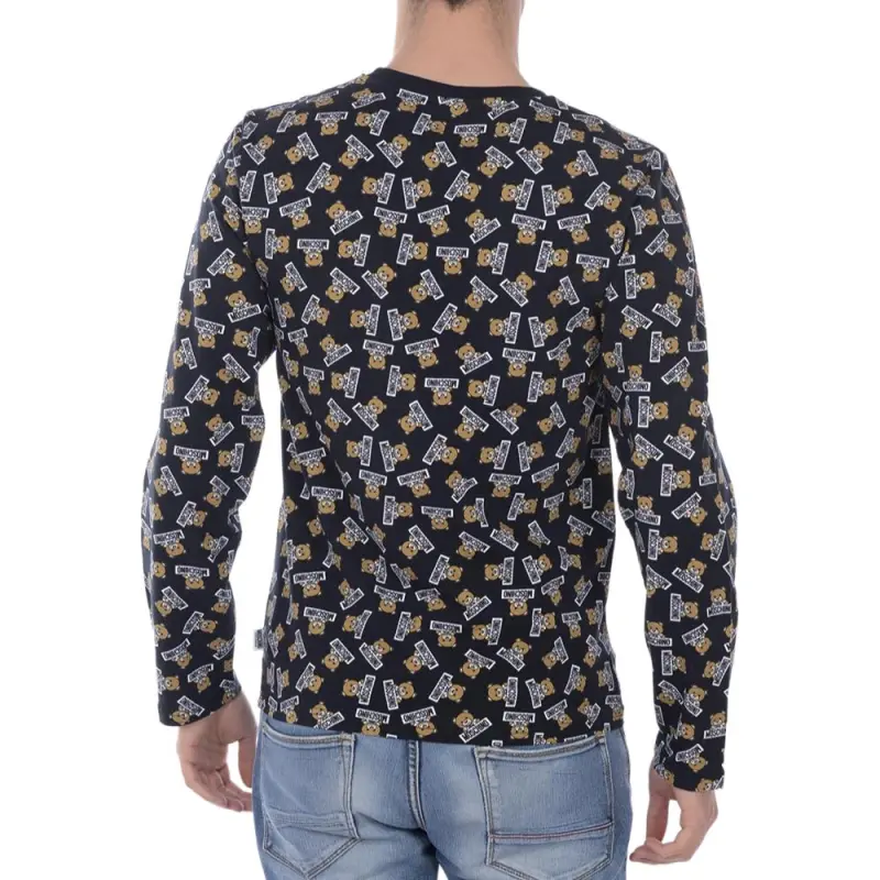 MOSCHINO T Shirts Men Black-1