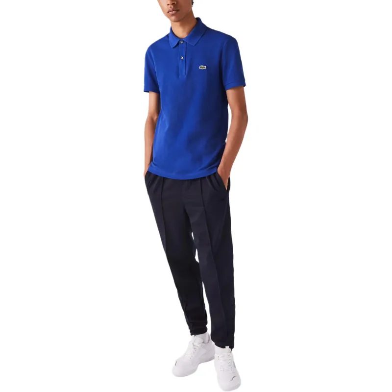 LACOSTE Logo patch Cotton Polo Shirt-1
