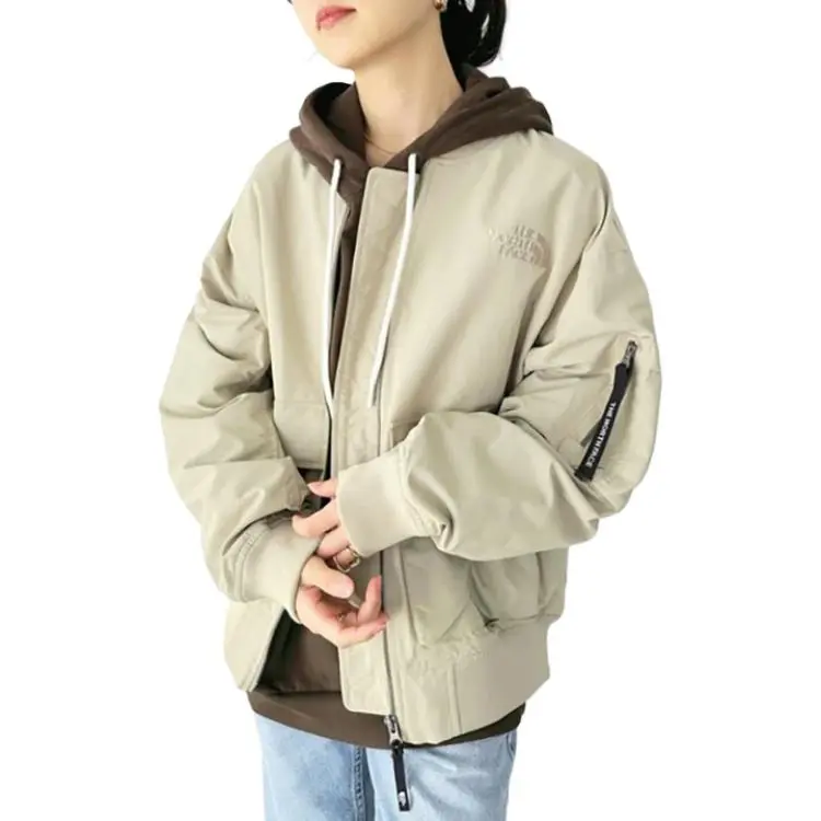 THE NORTH FACE FW24 All Round Bomber Jacket Unisex Khaki-4