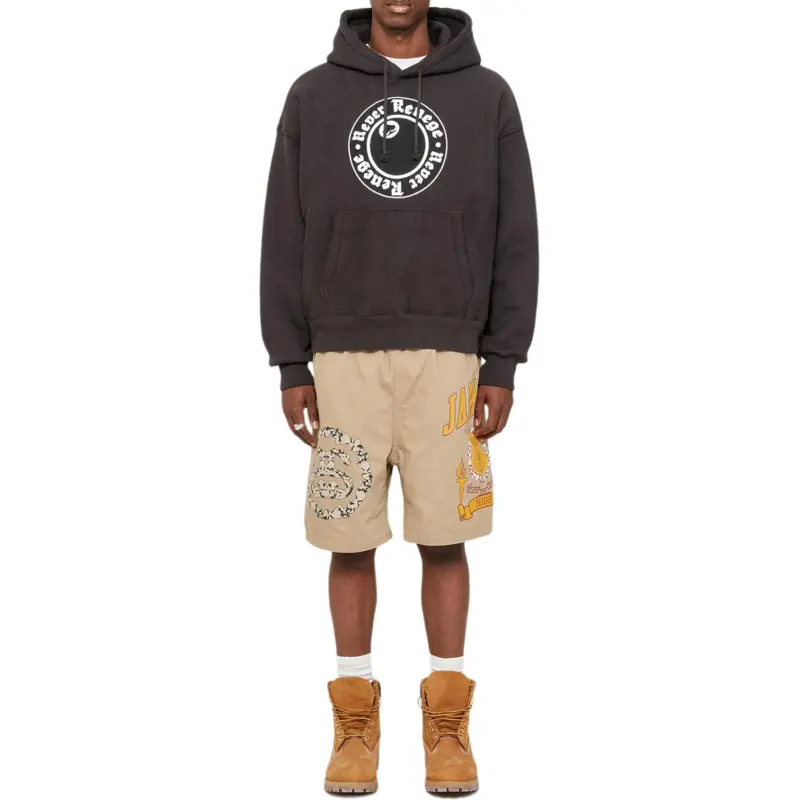 Denim Tears X Stussy Jamaica High Khaki Short-3