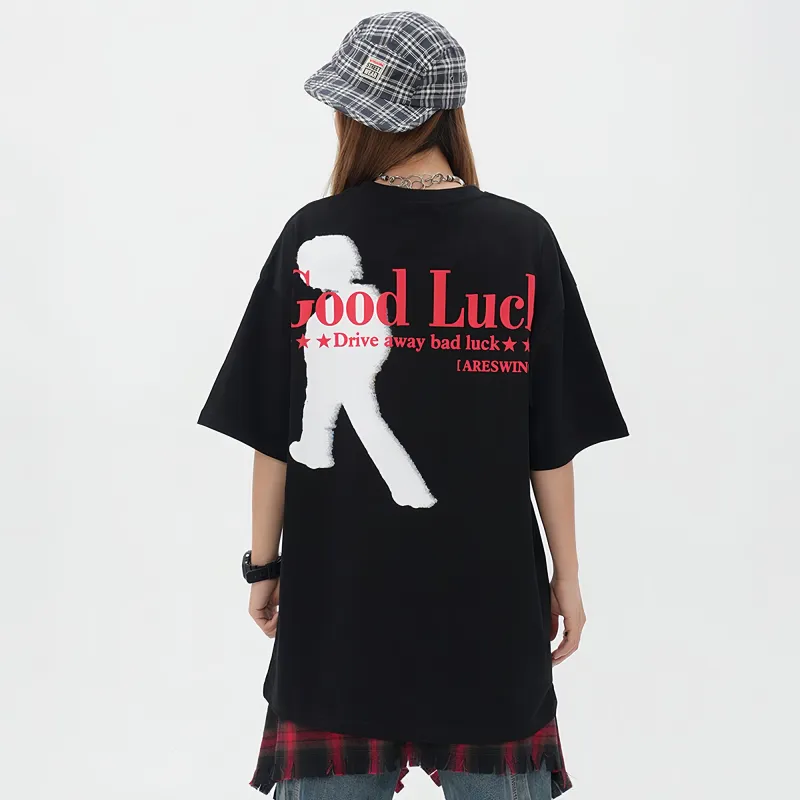 TH FABRICATE Drop Shoulder Sleeve T Shirt Women's-1