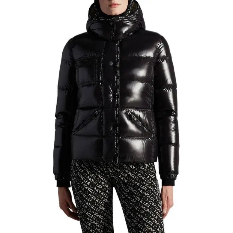 Moncler Flumet Short Down Jacket Black-3