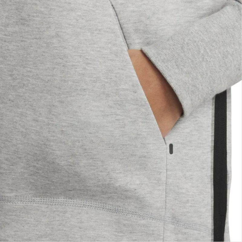 Nike Women's Tech Fleece Hoodie Dark Grey Heather/Black-2