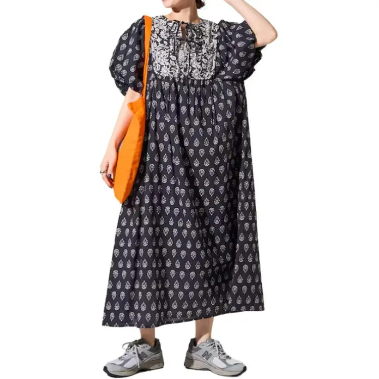 FREAK'S STORE Short Sleeved Dress Women's Black-1