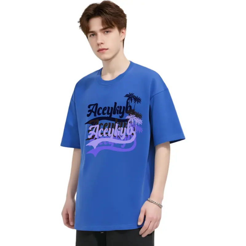 YK&YB T Shirts Unisex Royal Blue-4
