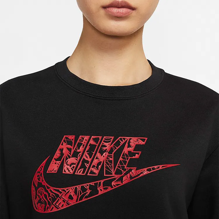 Nike Long Sleeved Dresses Women's Black-5