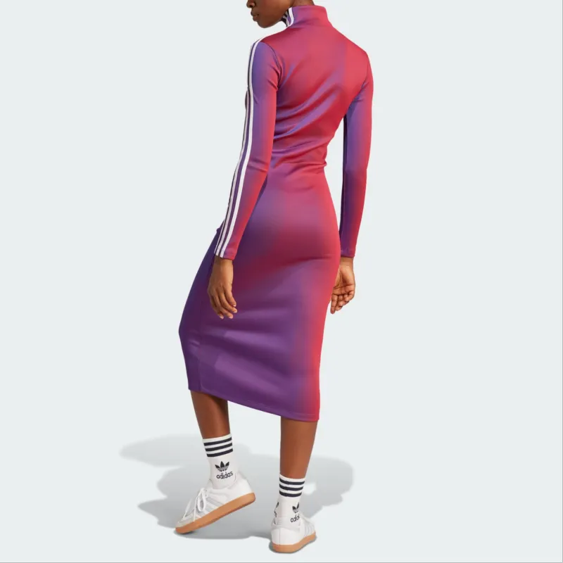 Adidas Originals Rasant Rib Long Sleeve Dress-2