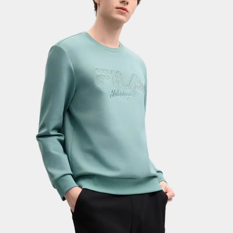 FILA Sweatshirt Men's Grass Seed Green-4