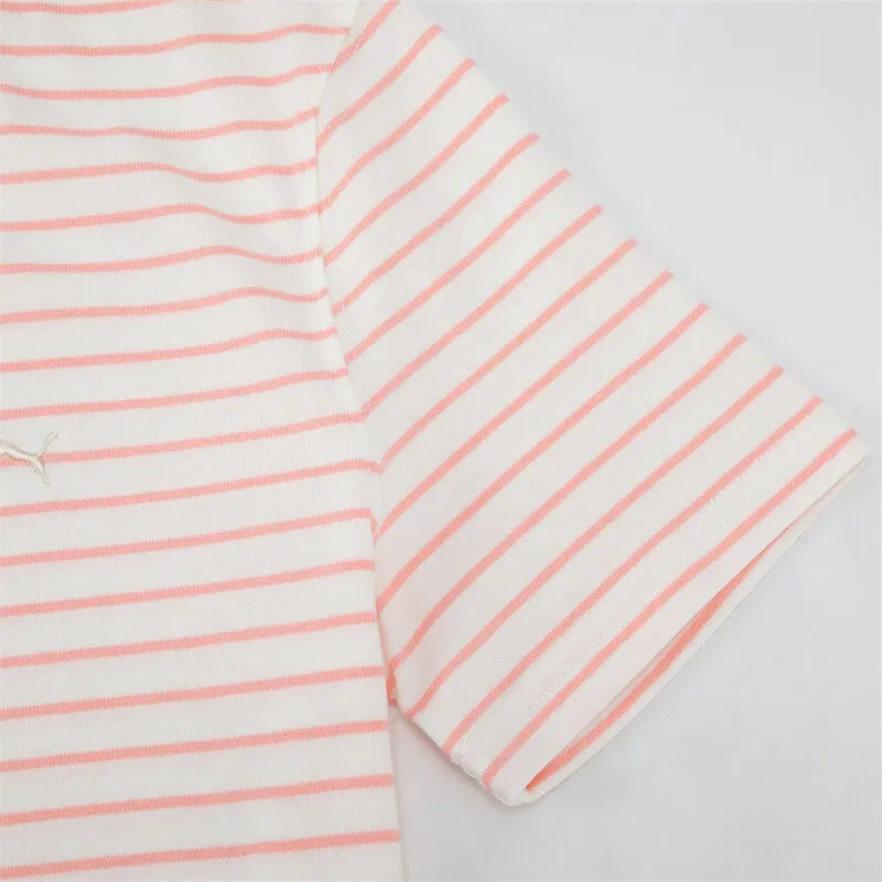 PUMA NAVY PACK T Shirt Women's Peach Pink-2