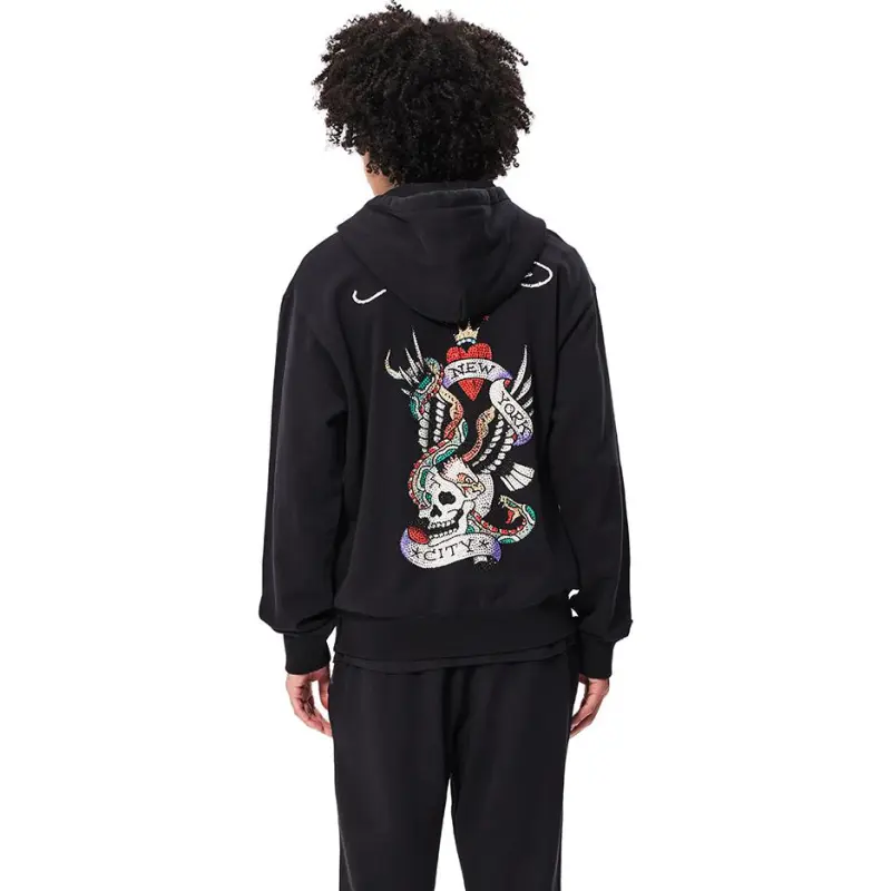 Ed Hardy FW24 Sweatshirt Men's Black-2
