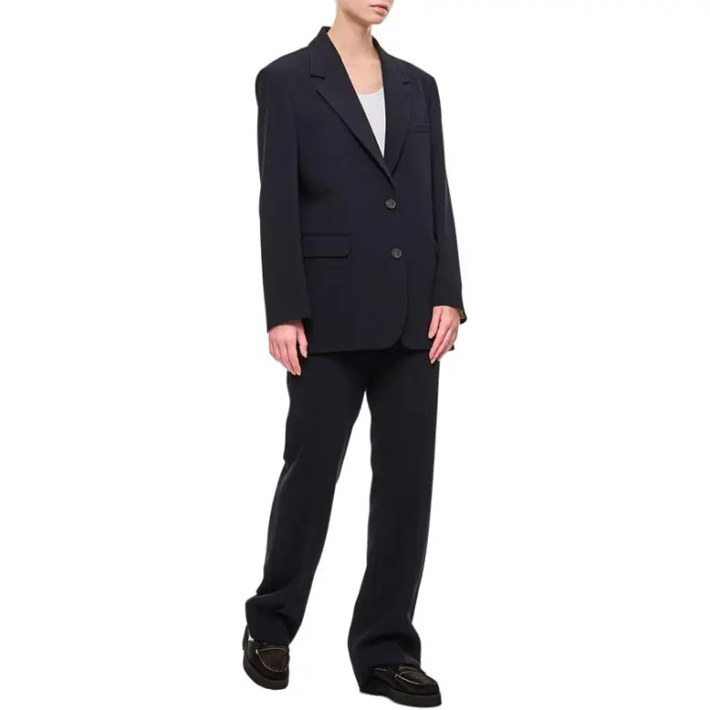 Golden Goose Straight Leg Pleat Detailed Pants-3