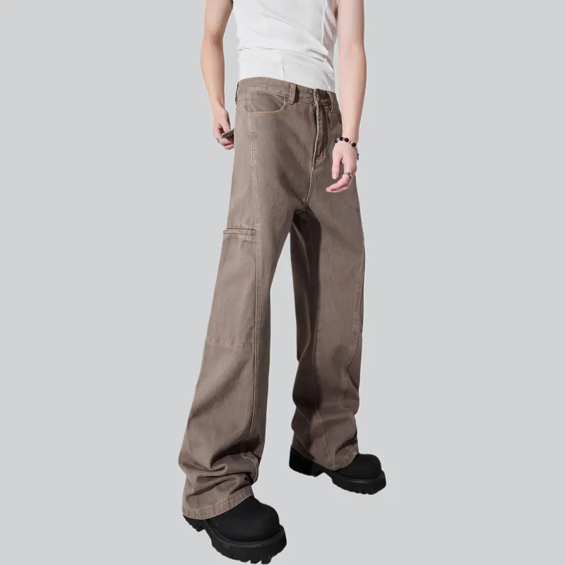 ALL IN Cargo Pants Men Khaki-2